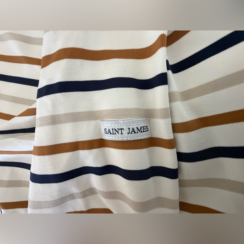 Saint James Breton Stripe UV Dress for Boat Beach or Casual, Size 12 - Picture 4 of 8